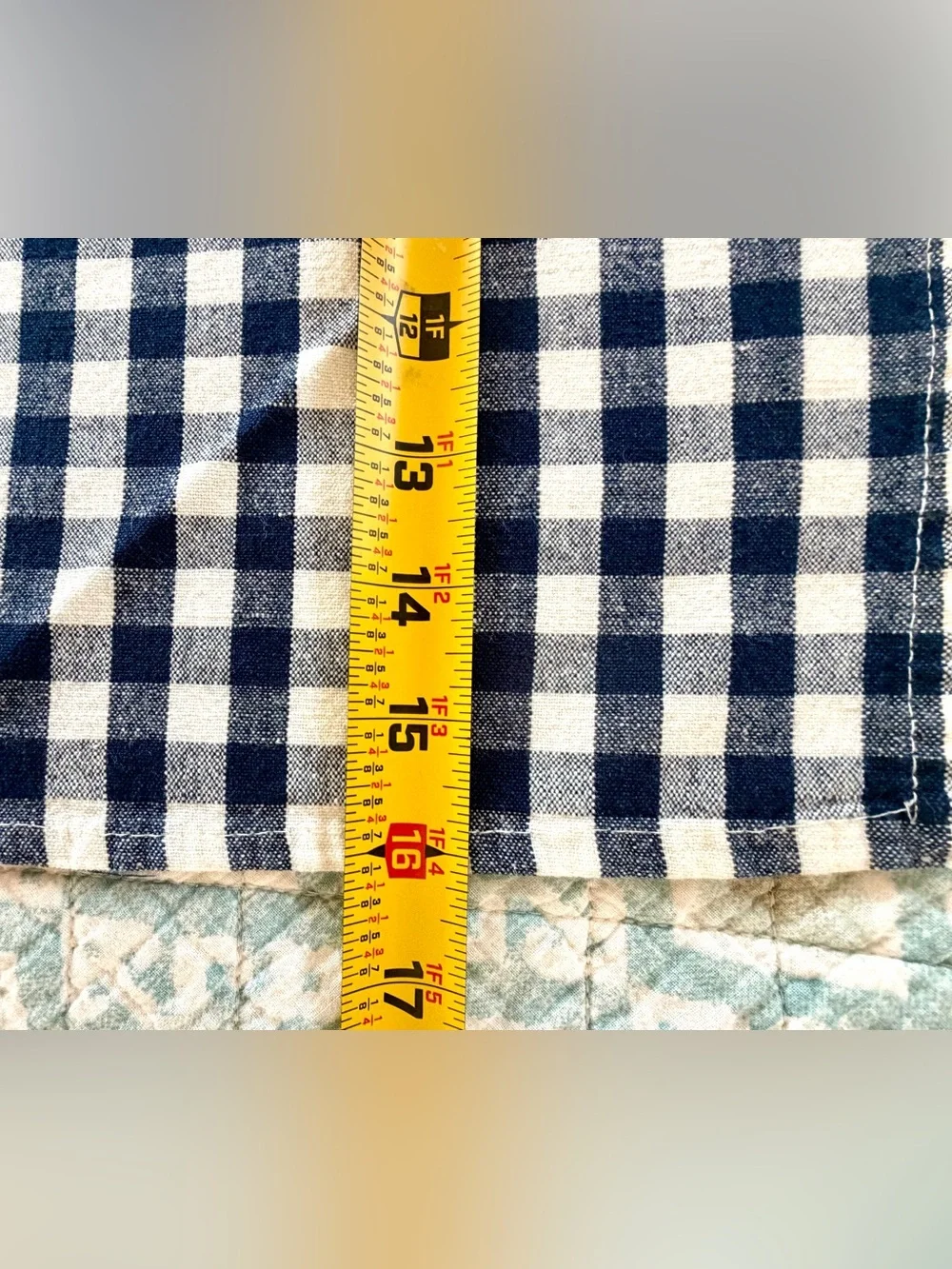 Checked Gingham Cloth Napkins Set of 4